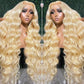 Blonde Color 613#  Body Wave 13x4 Lace Front Wig Transparent Lace