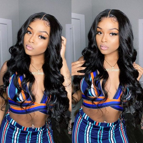 Undetectable Lace Real Swiss HD Lace Body Wave Human Hair Lace Frontal Wigs