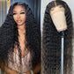 Volume Density Virgin Human Hair Curly Hair 5x5 Lace Closure Wig