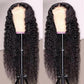 Pre Plucked Natural Hairline Deep Curly Transparent Lace Closure Wig
