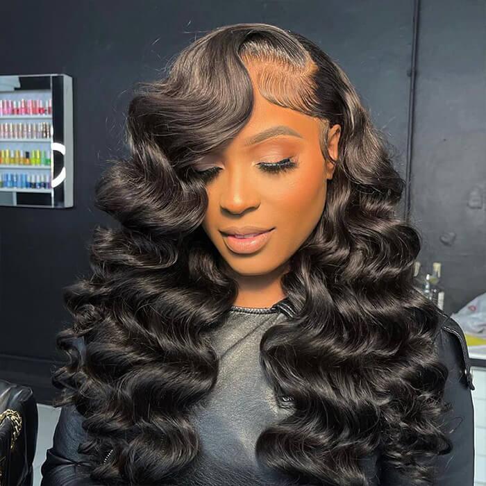 Loose Wave 13x4/13x6 Skin Melt HD Lace Frontal Wig Quality Human Hair Wigs