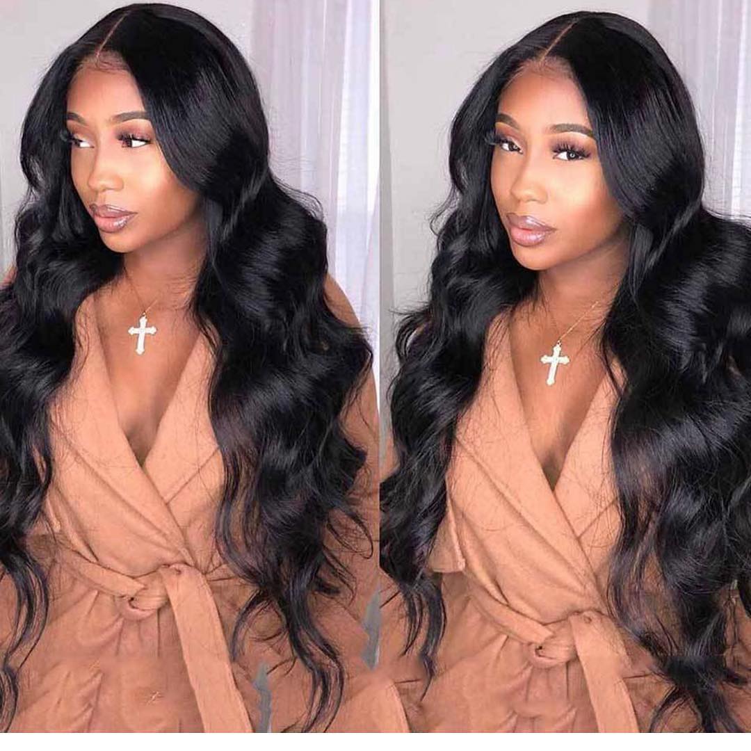 Undetectable Lace Real Swiss HD Lace Body Wave Human Hair Lace Frontal Wigs