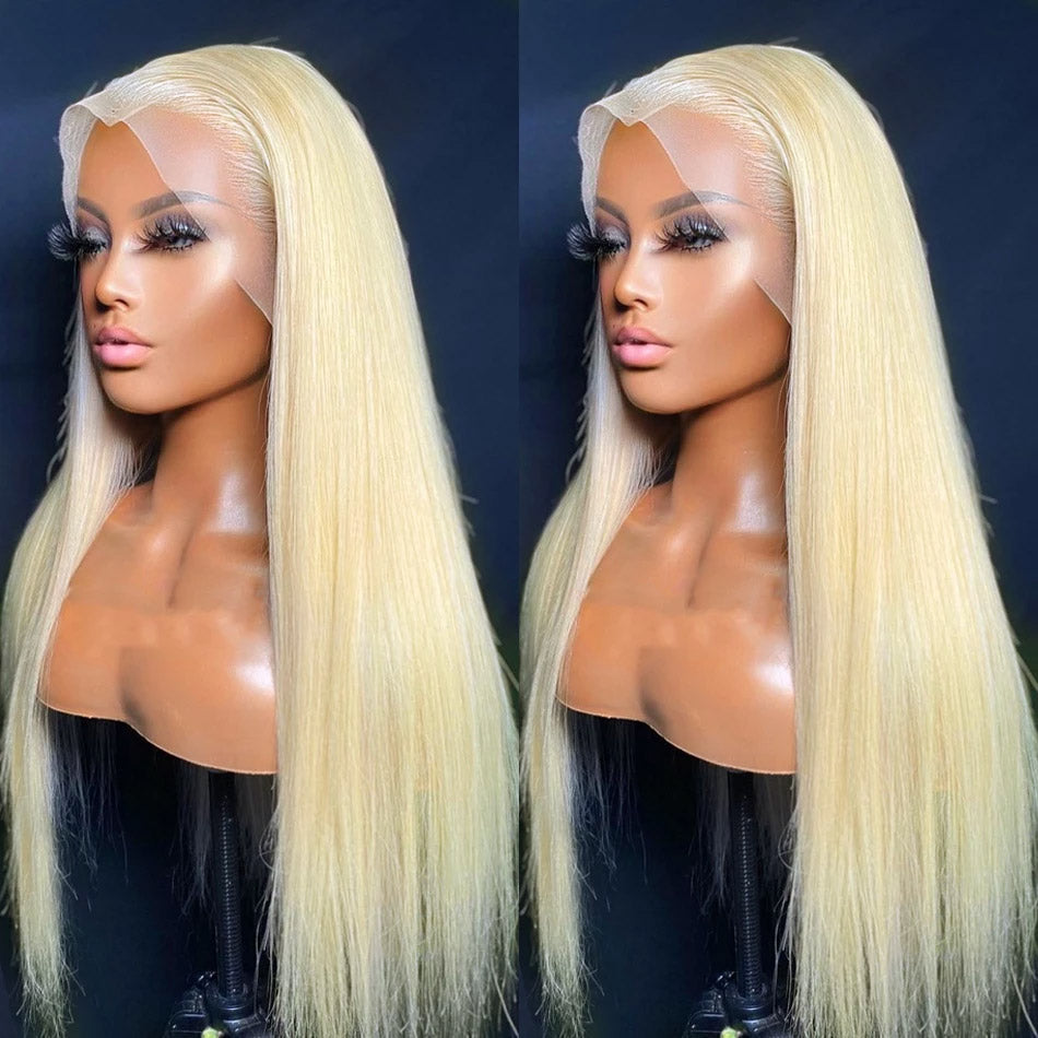 Top Sale Blonde Color 13x4 Lace Frontal Wig Straight Human Hair Wig