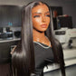 Transparent Swiss Lace 13x4 Lace Frontal Wig Straight Human Hair Wig