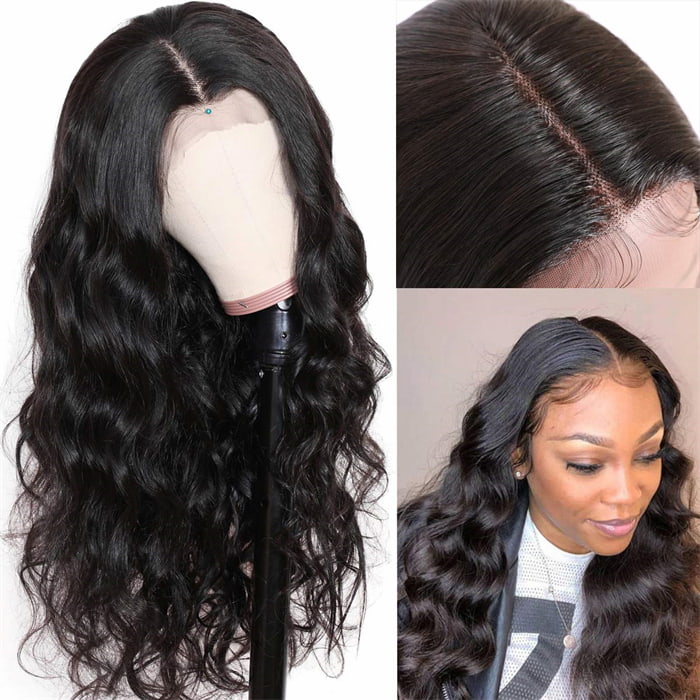 Glueless Lace Front Wig Pre Plucked Hairline Loose Wave Lace Wigs