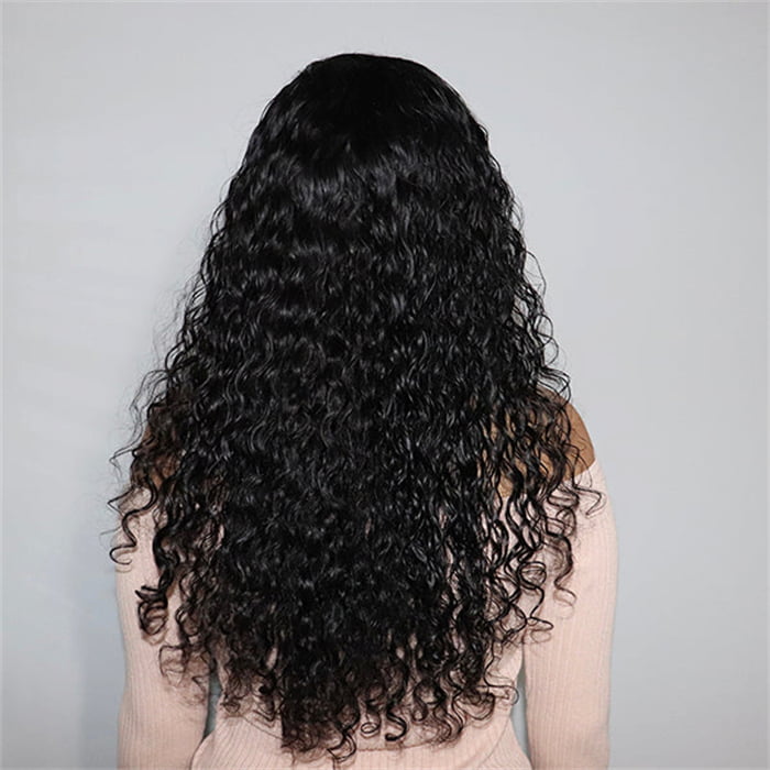Fashion Style 13x4 Lace Front Wig Natural Color Water Wave Hair