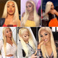 Top Sale Blonde Color 13x4 Lace Frontal Wig Straight Human Hair Wig
