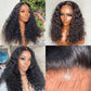 Real Swiss HD Lace Water Wave 13x4 Lace Front Wig Luxury Hair Wigs