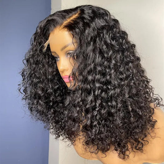 Invisible Lace Affordable Luxury Wigs HD Lace Loose Curly 4x4/5x5 HD Lace Closure Wig