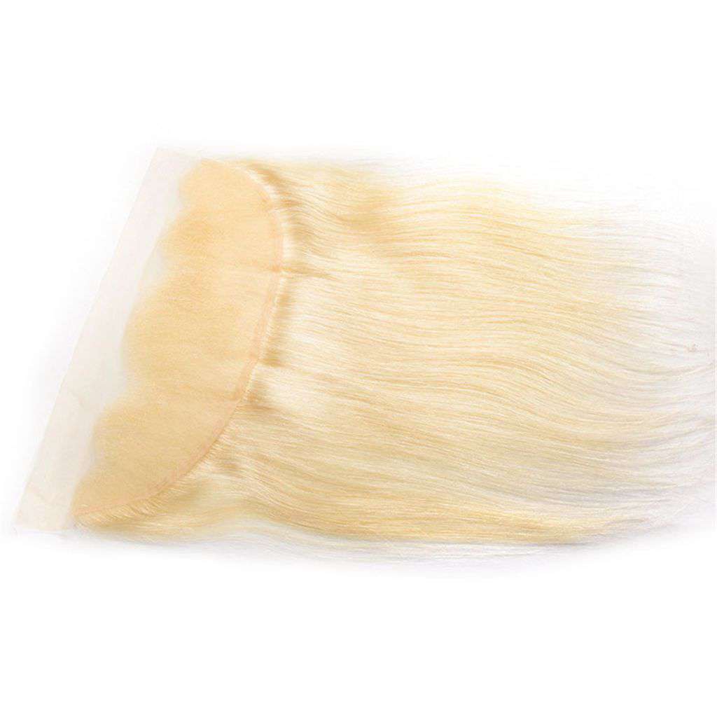 Hot Sale Blonde Color 3 Hair Bundles with 13x4 Lace Frontal Straight Hair