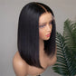 Classic Style Bob Straight 13x4 Lace Front Wig 180% Density Short Wigs