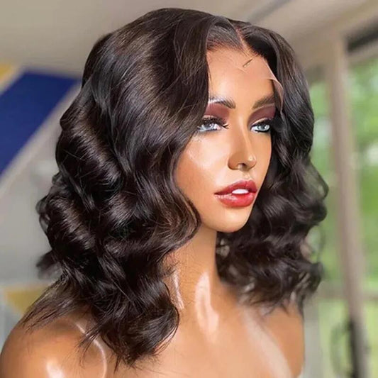 Transparent Lace Bob Wig Cheap Human Hair Wig For Women