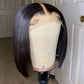 Straight 4x4 Bob Wig Middle Parted 5x5 Lace Closure Wig Beginner Friendly