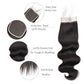 Top Quality Hair Bundles 3Pcs with Transparent/HD 4x4 Lace Closure