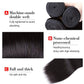 Silky Straight Virgin Hair 3 Bundles with 13x4 Transparent/HD Lace Frontal