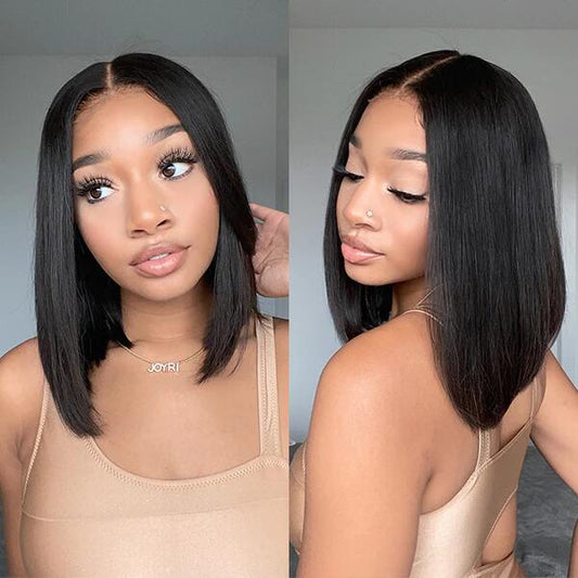 Skin Melt Undetectable Lace HD Lace 180% Density 13x4 Front Lace Bob Wig