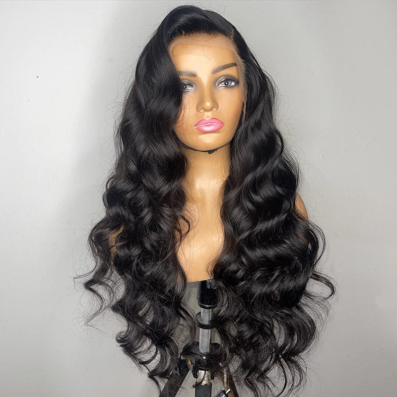 Undetectable Lace Real Swiss HD Lace Body Wave Human Hair Lace Frontal Wigs