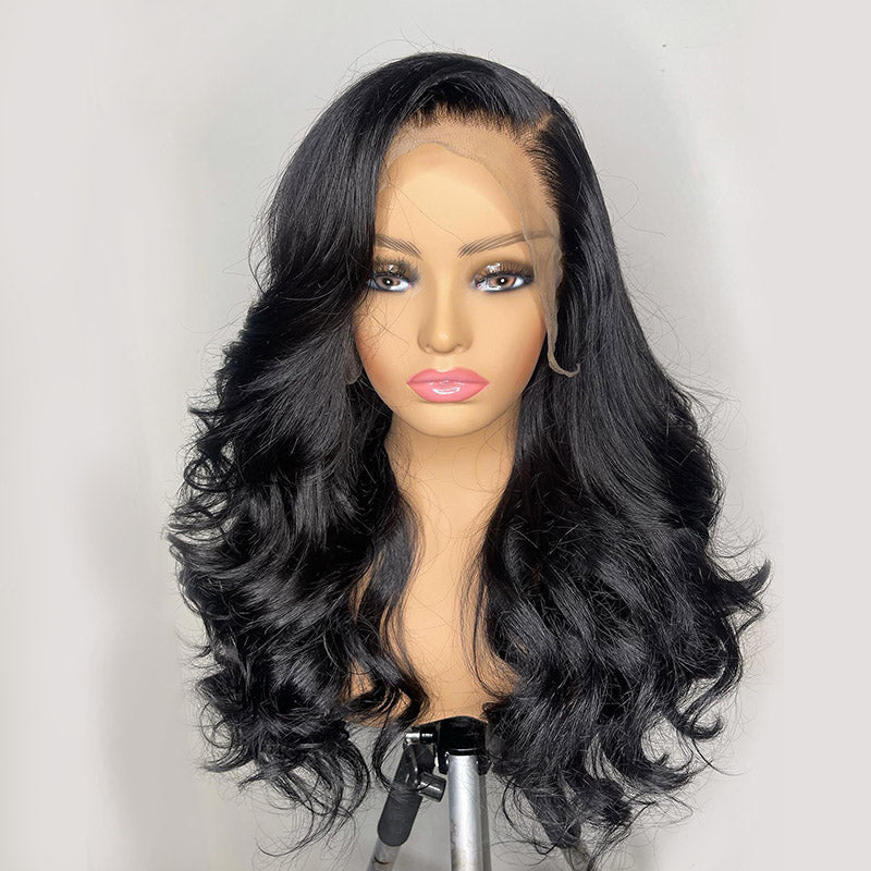 Must Have! Body Wave 13x4 Lace Frontal Wig Transparent Swiss Lace Human Hair