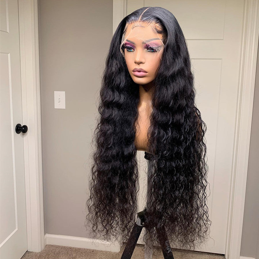 Free Shipping Loose Deep Wave Human Hair Wigs 13x4 Lace Frontal Wig