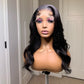 Natural Straight 4x4/5x5 Closure Wig Side Parted Natural Color Wig