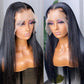 Straight 13x6 Lace Front Wig Deep Parted Human Hair Lace Wig