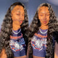 Swiss HD Lace Virgin Human Hair Loose Deep Wave 13x4 Lace Frontal Wig