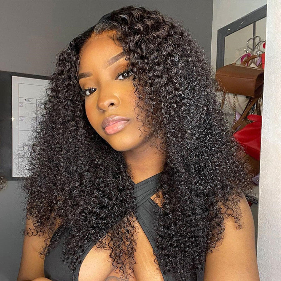 Upgraded Full Frontal Wig African Kinky Curly 13x4/13x6 Lace Frontal Wig