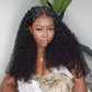 Brazilian Curly 13X4/13X6 Full Frontal Wig Transparent Virgin Human Hair