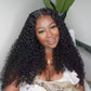 Brazilian Curly 13X4/13X6 Full Frontal Wig Transparent Virgin Human Hair