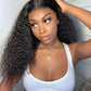 Volume Density Virgin Human Hair Curly Hair 5x5 Lace Closure Wig