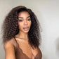 Darkest Brown #2 Color Spring Curl 13x6/13x4 Full Frontal Wig