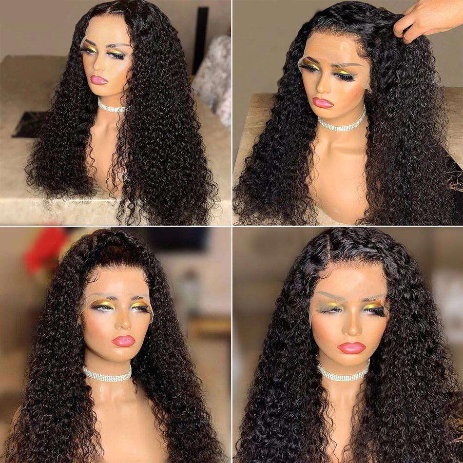 Transparent Lace Full Frontal Wig Deep Curly 13x4/13x6 Lace Frontal Wig