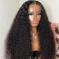 200% Density Real Swiss HD Lace Closure Wig Kinky Curly Lace Wigs