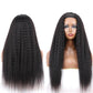 Kinky Straight U Part Wig No Glue No Sewin Human Hair Wigs