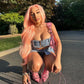 Pink Color Body Wave 13x6 Full Frontal Wig Transparent Lace Wig
