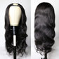 Easy Install Human Hair U Part Wig Body Wave Machine Wigs