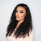 Fashion Style 13x4 Lace Front Wig Natural Color Water Wave Hair