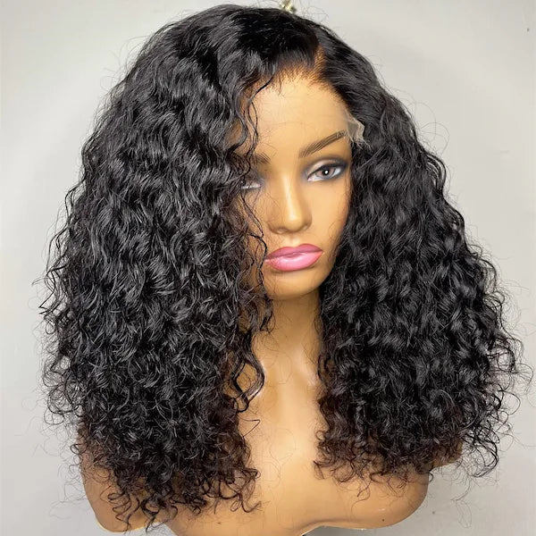 Invisible Lace Affordable Luxury Wigs HD Lace Loose Curly 4x4/5x5 HD Lace Closure Wig