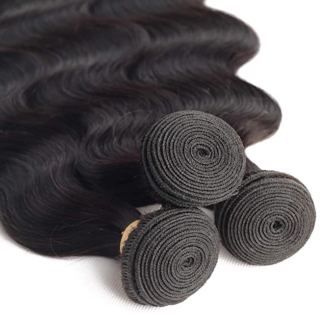 Virgin Hair Body Wave 3 Bundle Deal with 13x4 Lace Frontal Transparent Lace