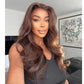 Affordable 4x4/5x5 Transparent Lace Chocolate Brown Lace Closure Wig Body Wave