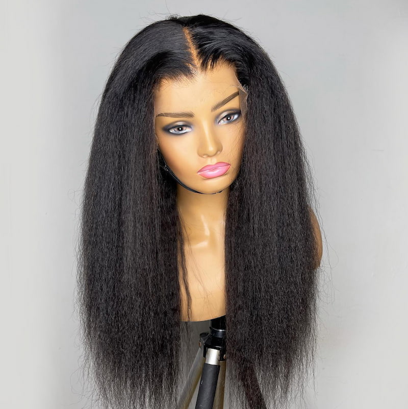 Undetectable Lace Real Swiss HD Lace 13x4 Kinky Straight Lace Front Wig