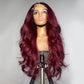 Hot Sale Ombre Burg Body Wave Glueless Wig 13x4 Lace Front Wig